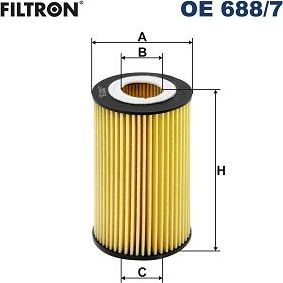 Масляный фильтр Filtron. Артикул OE 688/7