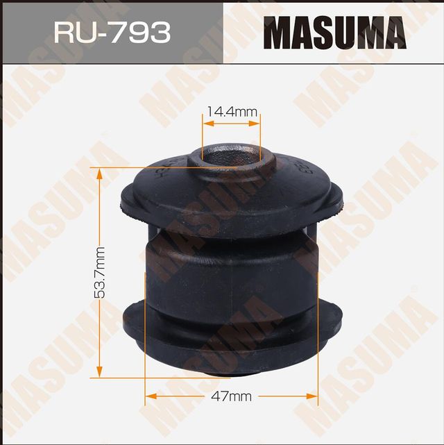 Сайлентблок заднего рычага подвески Masuma. Артикул RU-793