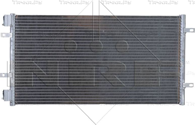 Радиатор кондиционера (конденсатор) NRF (алюминий). Артикул 35492