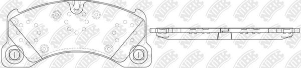 Тормозные колодки NiBK. Артикул PN0529