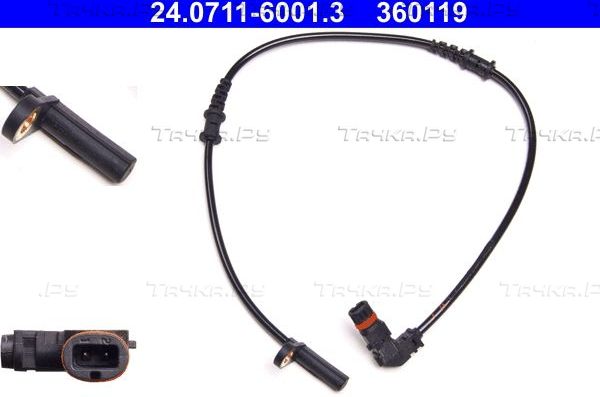 Датчик ABS ATE передний для Mercedes-Benz SLK-Класс II (R171) 2004-2011. Артикул 24.0711-6001.3