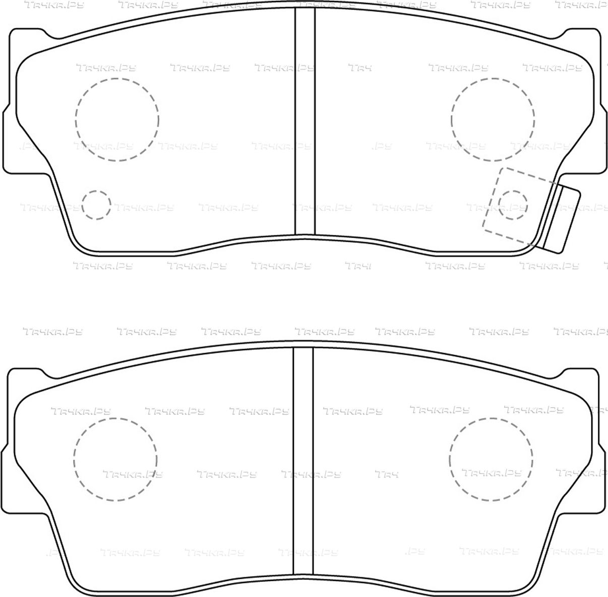 Тормозные колодки NiBK. Артикул PN9298
