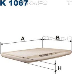 Салонный фильтр Filtron. Артикул K 1067