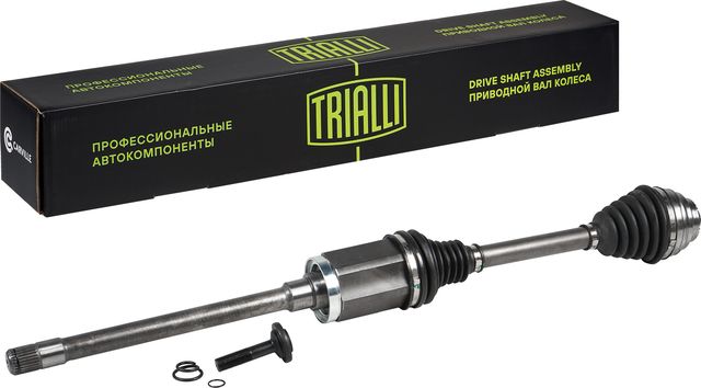 Полуось (привод в сборе, приводной вал) Trialli передняя правая для BMW 1 III (F40) 2012-2026. Артикул AR 2623