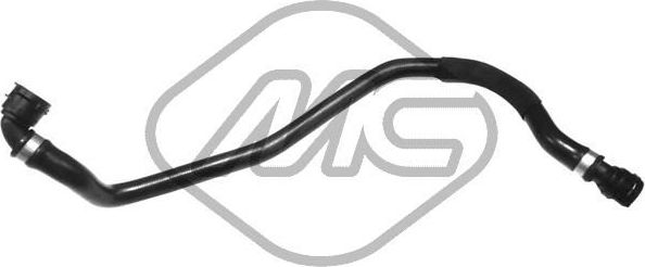 Патрубок радиатора (системы охлаждения) Metalcaucho. Артикул 09865