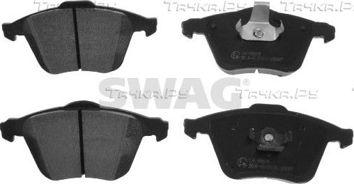 Тормозные колодки SWAG передние для Saab 9-3 II 2005-2015. Артикул 55 11 6212