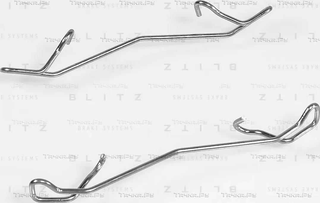 Ремкомплект передних тормозных колодок (Blitz). Артикул BR0624