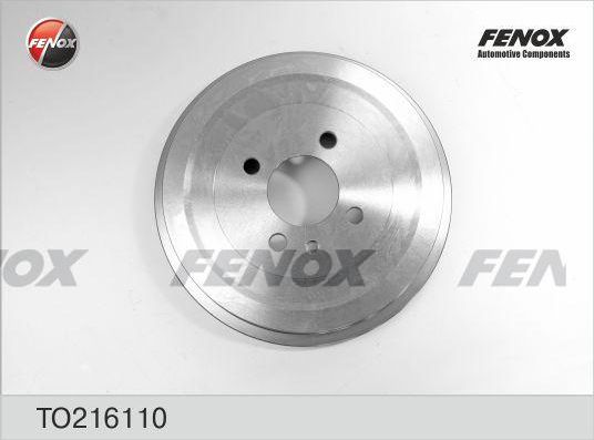 Тормозной барабан Fenox. Артикул TO216110