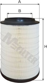 Воздушный фильтр MFilter. Артикул A 846