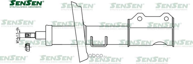 АМОРТ. ПЕРЕД. ПРАВЫЙ ГАЗ CHEVROLET (CRUZE J300) (GAS) (Sensen). Артикул 42141603