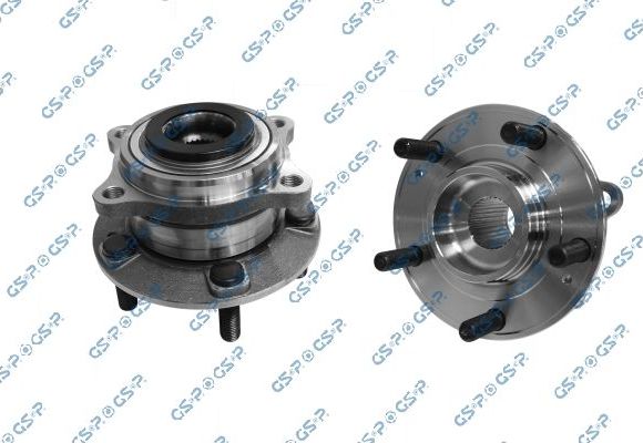 Ступица колеса с интегрированным подшипником GSP передняя/задняя правая/левая для Hyundai Santa Fe III 2012-2018. Артикул 9330009