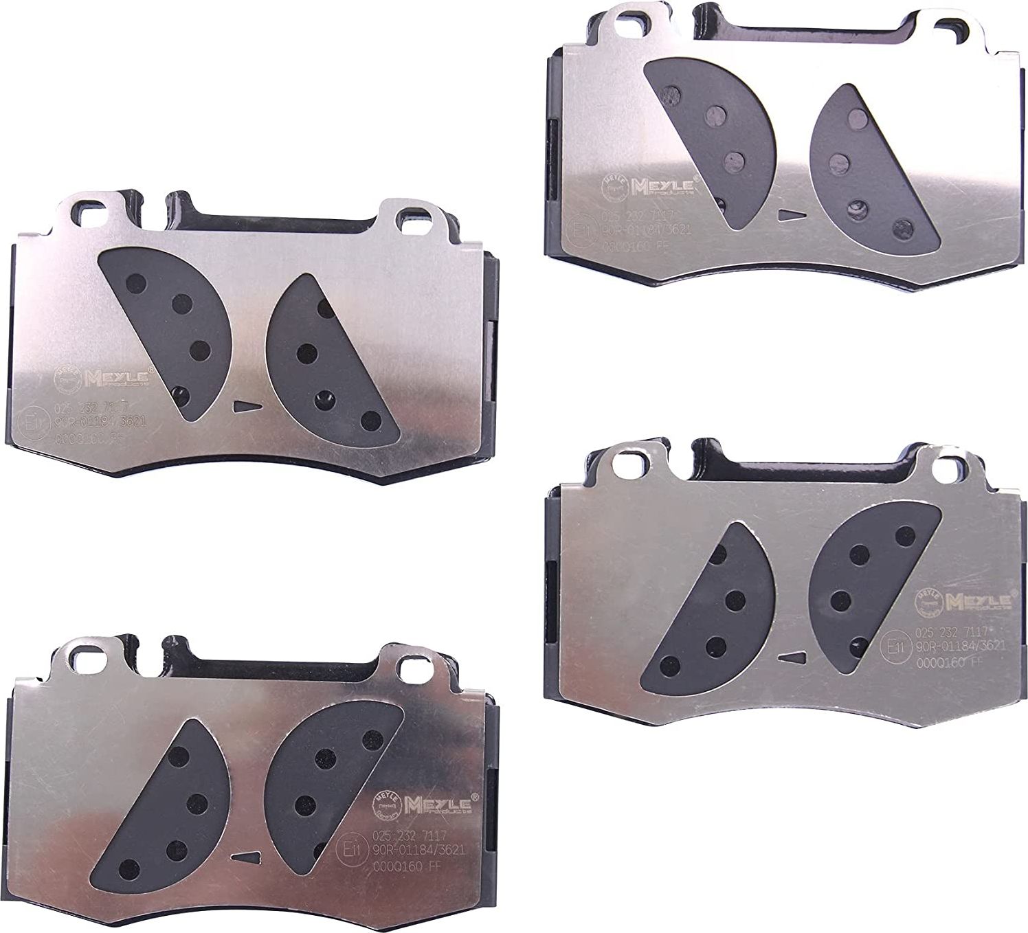 Тормозные колодки Meyle Original. Артикул 025 232 7117