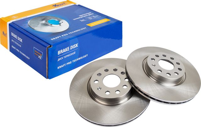 Диск тормозной VW TIGUAN 07- перед. D312mm (Kraft). Артикул KT016041