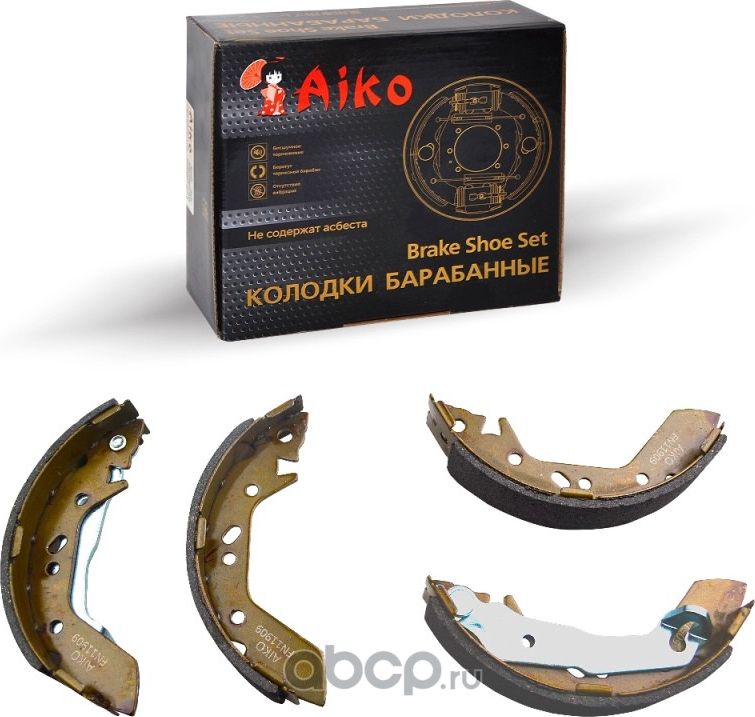 Колодки барабанные HYUNDAI Accent,Verna (1999-2006) (Aiko). Артикул FN11909
