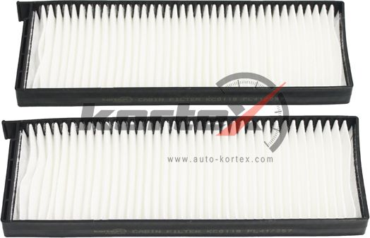 Фильтр салонный SSANG YONG REXTON 02- (к-т 2шт) (Kortex). Артикул KC0119