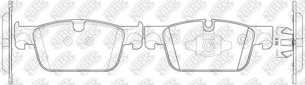Тормозные колодки NiBK передние для Volvo XC60 II 2017-2026. Артикул PN0747