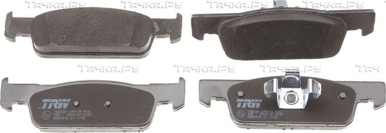 Тормозные колодки TRW COTEC передние для Renault Sandero II 2013-2021. Артикул GDB2016