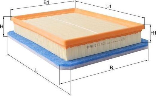 Воздушный фильтр Mahle для Opel Combo C 2001-2011. Артикул LX 1825