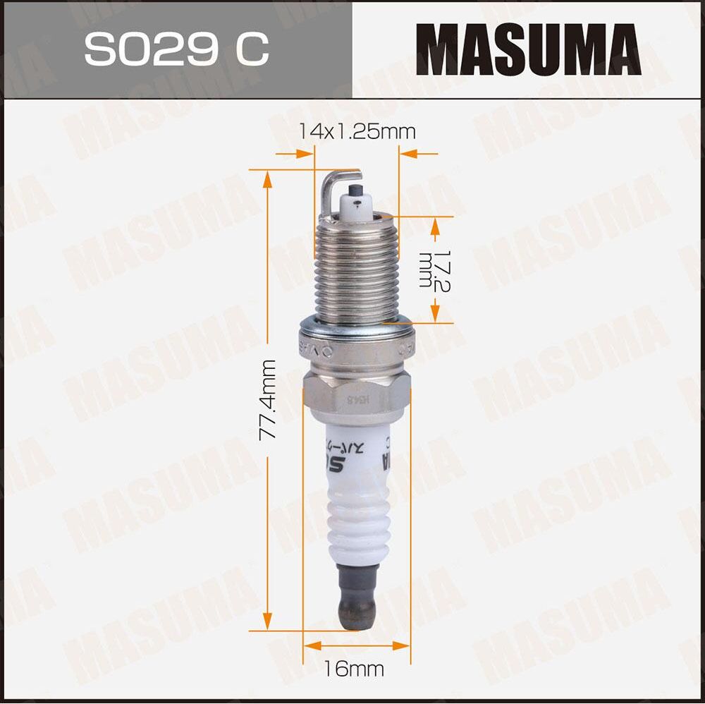 Свеча зажигания (Masuma). Артикул S029C