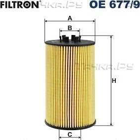 Масляный фильтр Filtron. Артикул OE 677/9