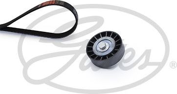 Приводной ремень поликлиновой с роликами (комплект) Gates Micro-V® Kit для Citroen Jumper I 1999-2006. Артикул K015PK1103