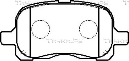 Тормозные колодки HSB передние для Toyota Corolla E110 1997-2002. Артикул HP5052