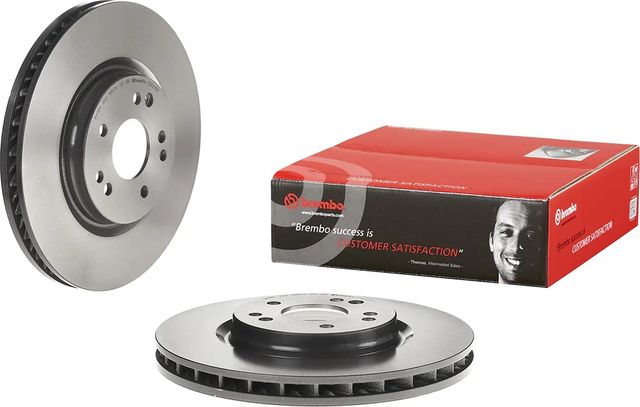 Тормозной диск Brembo PRIME LINE - UV Coated передний правый для Mercedes-Benz SL-Класс IV (R129) 1992-2001. Артикул 09.D229.11