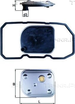 Фильтр АКПП Mahle-Knecht. Артикул HX 158D