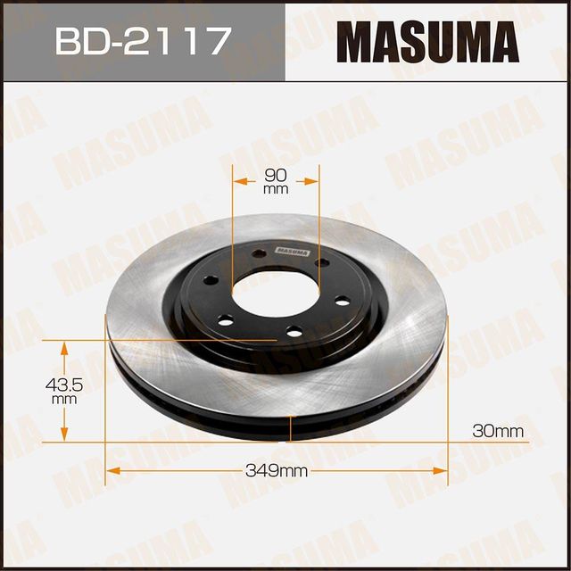 Тормозной диск Masuma. Артикул BD-2117