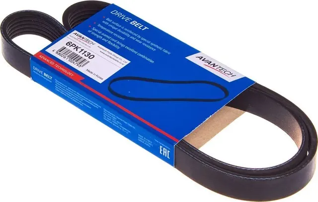 Ремень приводной (Avantech). Артикул 6PK1130