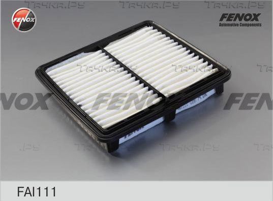 Воздушный фильтр Fenox для Chevrolet Matiz II 2005-2013. Артикул FAI111