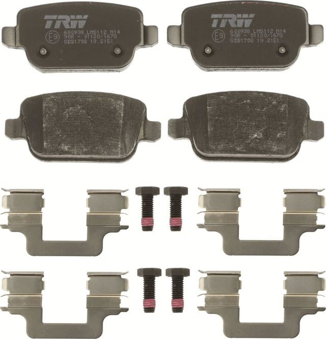 Тормозные колодки TRW COTEC. Артикул GDB1708