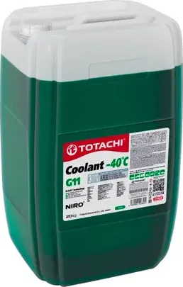 Антифриз зеленый -40C 20кг G11 NIRO Coolant TOTACHI Totachi. Артикул 43220