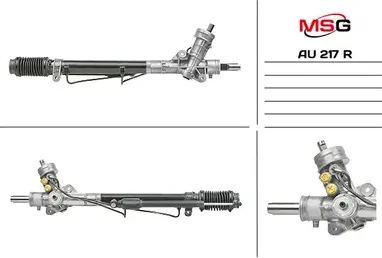 Рулевая рейка c ГУР восстановленная AUDI A6 / A6 Avant 1997-2004 (MSG). Артикул AU217R