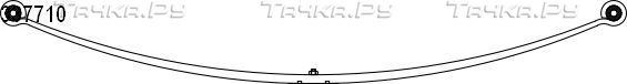 Рессора CS-Germany задняя для Volkswagen Crafter I 2006-2016. Артикул 10.337.710.00