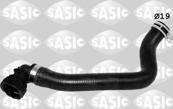Патрубок радиатора (системы охлаждения) Sasic правый для Renault Clio IV 2012-2019. Артикул 3404215