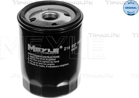Масляный фильтр Meyle Original для Fiat Doblo I 2001-2015. Артикул 214 597 0000