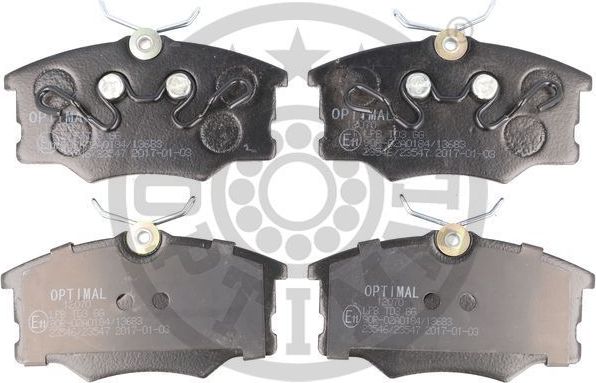 Тормозные колодки Optimal. Артикул BP-12070