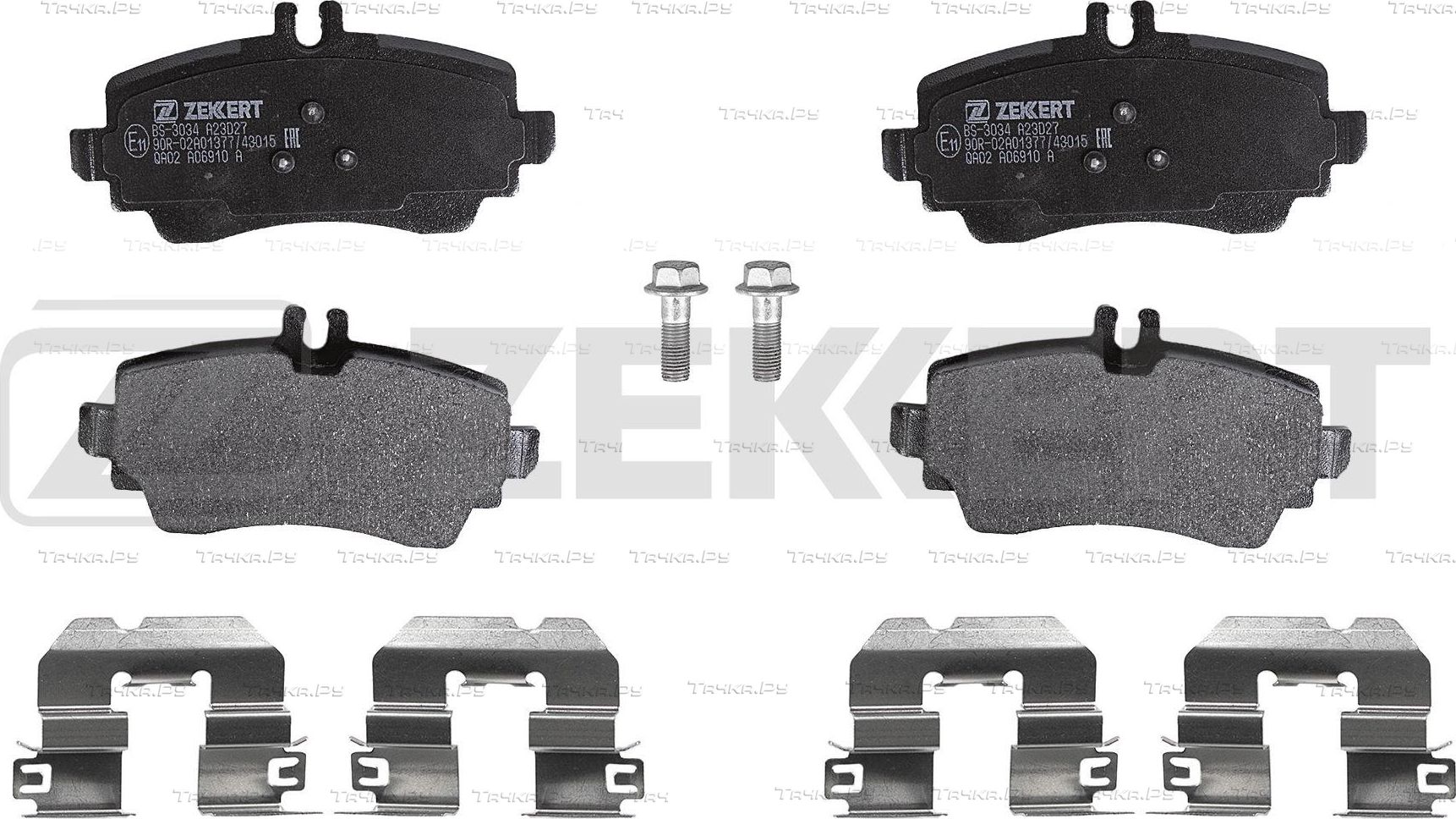 Тормозные колодки Zekkert. Артикул BS-3034