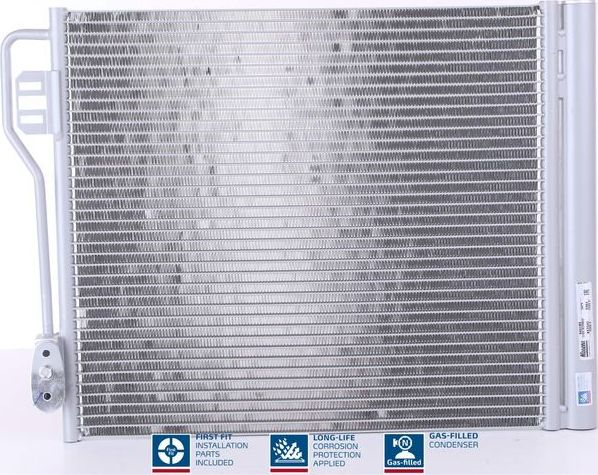 Радиатор кондиционера (конденсатор) Nissens (алюминий). Артикул 940185