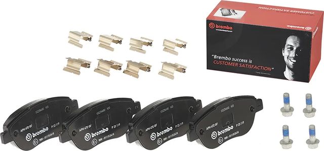 Тормозные колодки Brembo передние для Fiat Idea 2004-2016. Артикул P 23 119