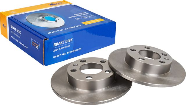 Диск тормозной AUDI A3 97>03/VOLKSWAGEN G4/G5/POLO 02> R15 задний (Kraft). Артикул KT016079