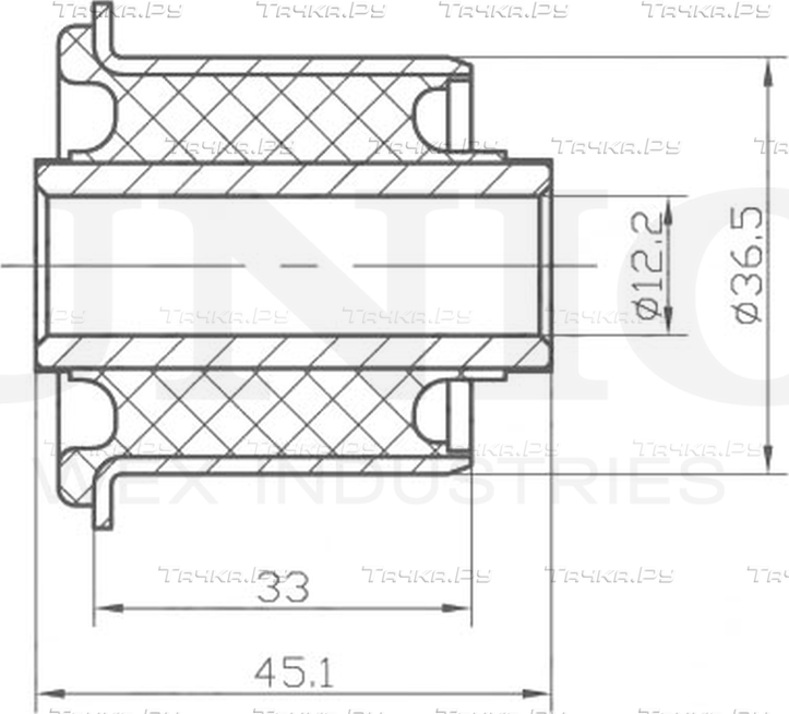 Сайлентблок рычага подвески (Unio). Артикул RMP-20311