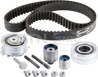 Ремень ГРМ с роликами (комплект) NTN / SNR для Audi TT II (8J) 2010-2014. Артикул KD457.73