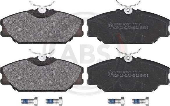 Тормозные колодки ABS. Артикул 37138
