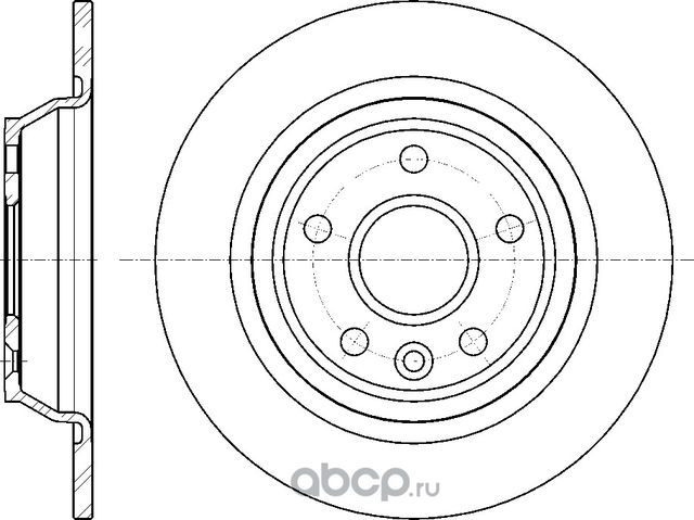 Диск тормозной (G-Brake). Артикул GR01694