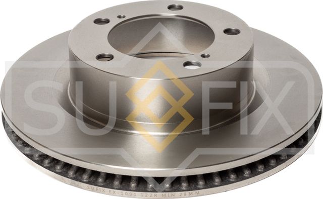 Диск тормозной задний правый/левый TOYOTA LAND CRUISER (Sufix). Артикул FX1091