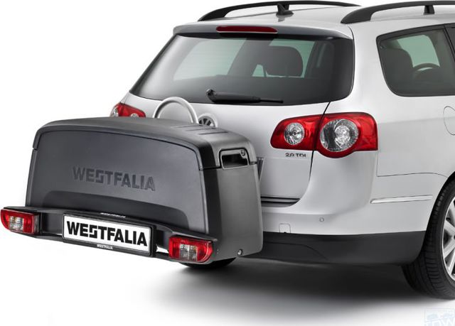Автомобильный бокс Westfalia Portilo для установки на велоплатформу BC 60 (350030600001). Артикул 350002600001