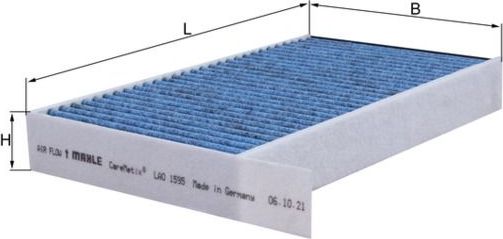 Салонный фильтр Mahle CareMetix® для Tesla Model 3 I 2020-2026. Артикул LAO 1595