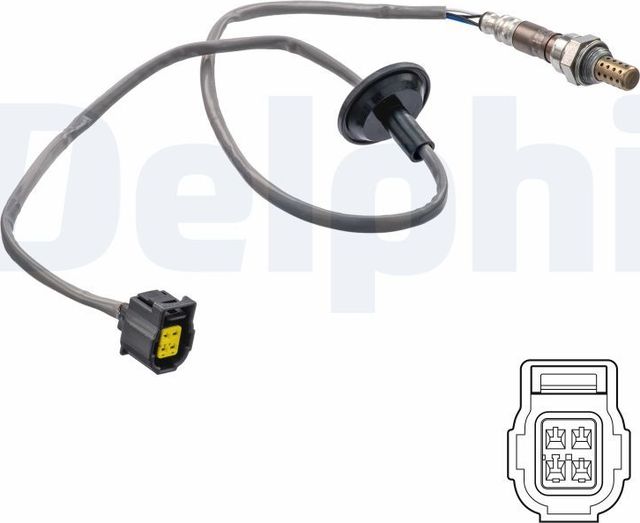 Лямбда-зонд (кислородный датчик) Delphi. Артикул ES21335-12B1